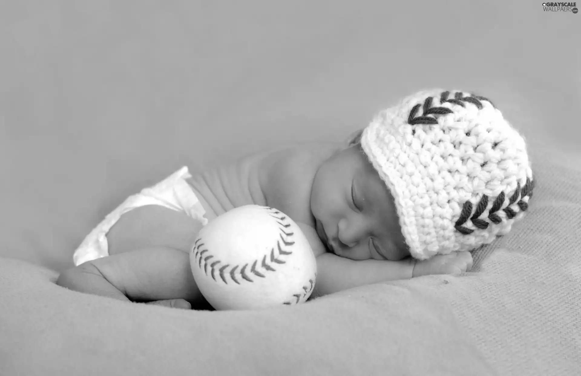 Ball, Sleeping, Baby