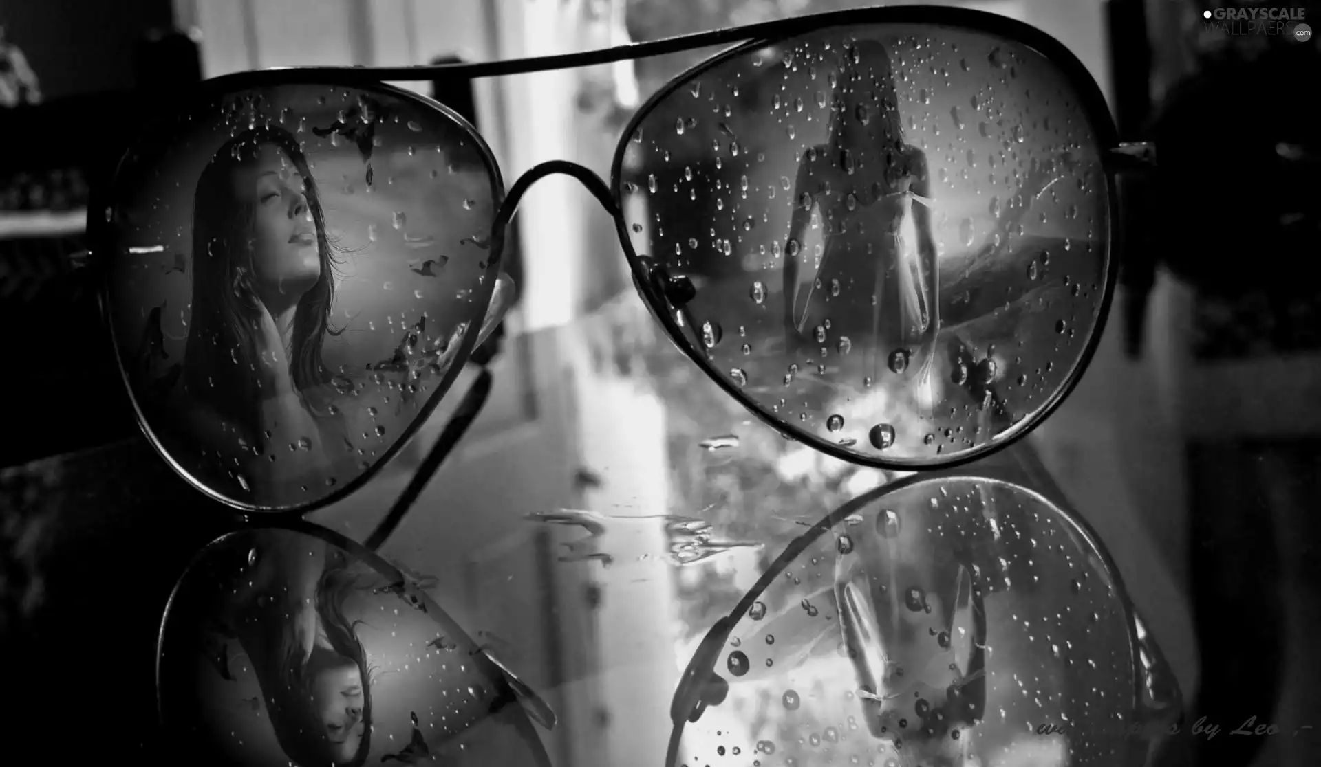 drops, Glasses, color