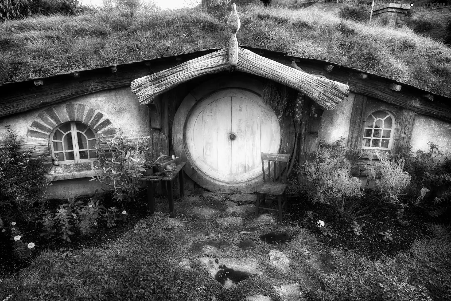 Home, Hobbit, garden, Terrestrial