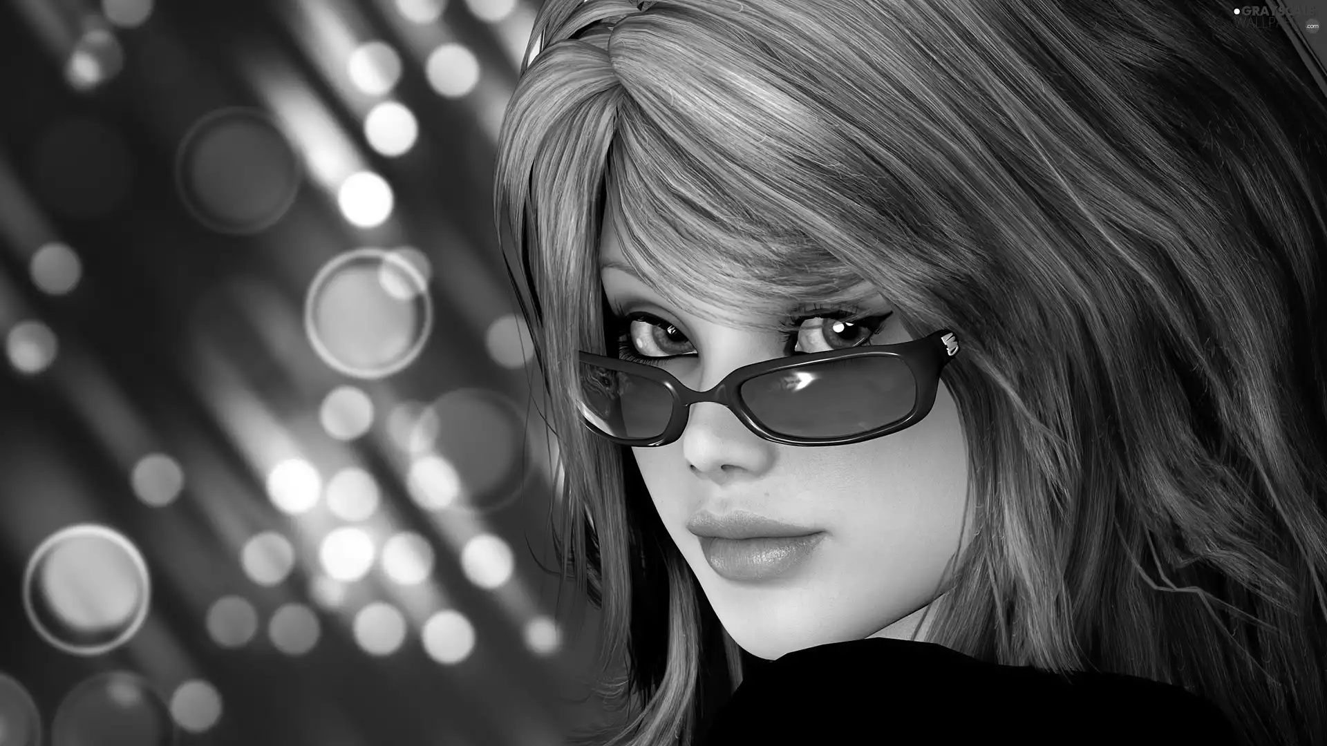 Women, portrait, 2D Graphics, Glasses