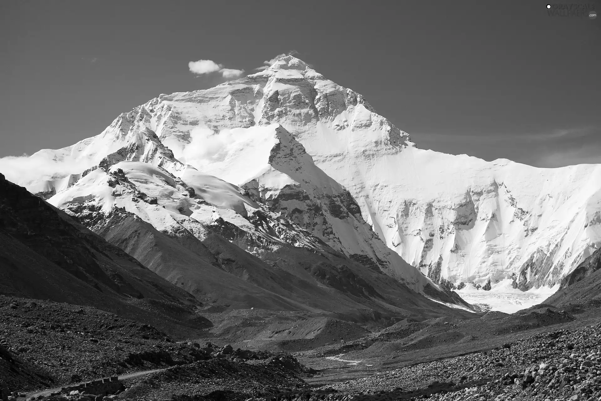 Himalayas, snow, Mountains