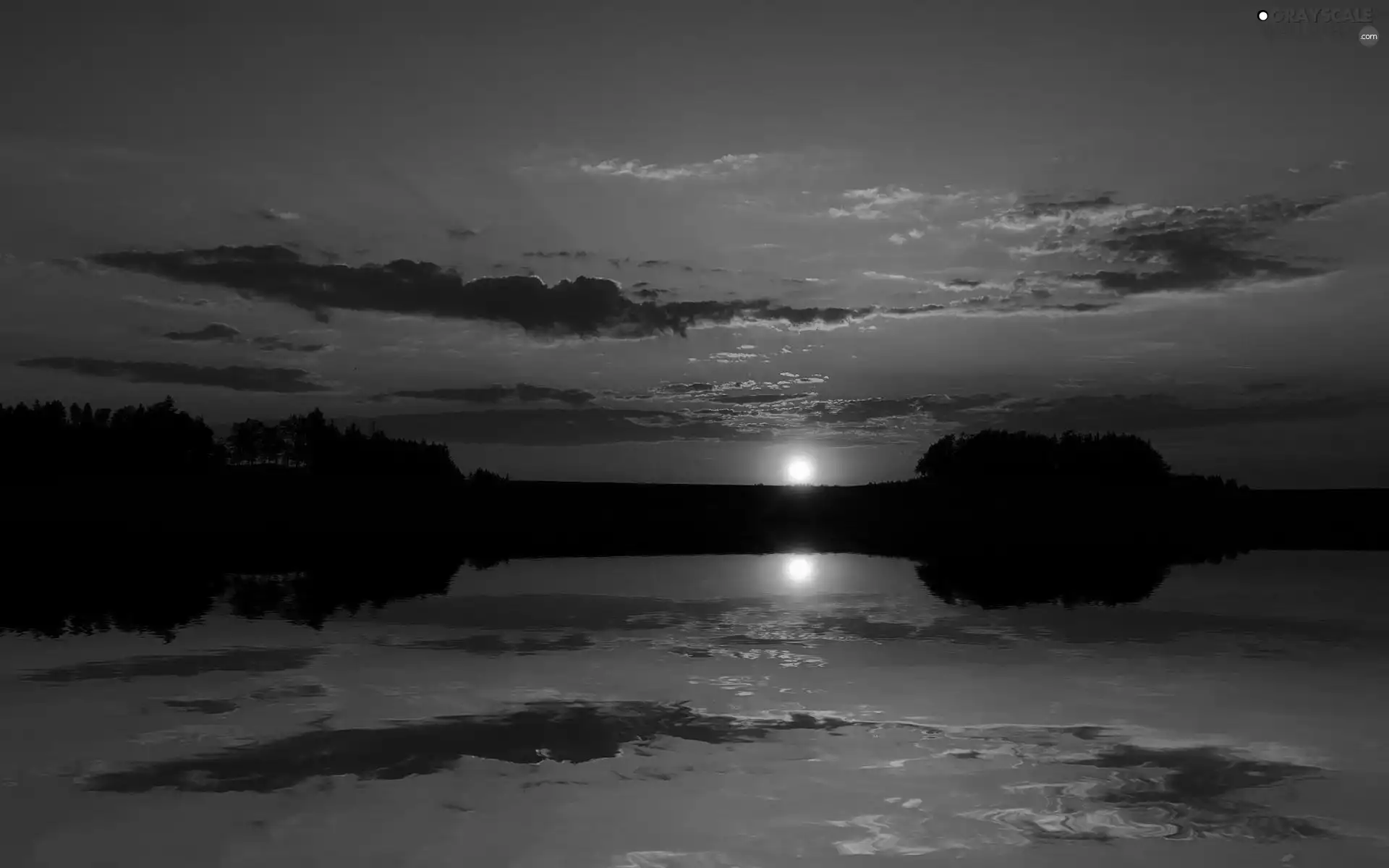 reflection, Great Sunsets, lake