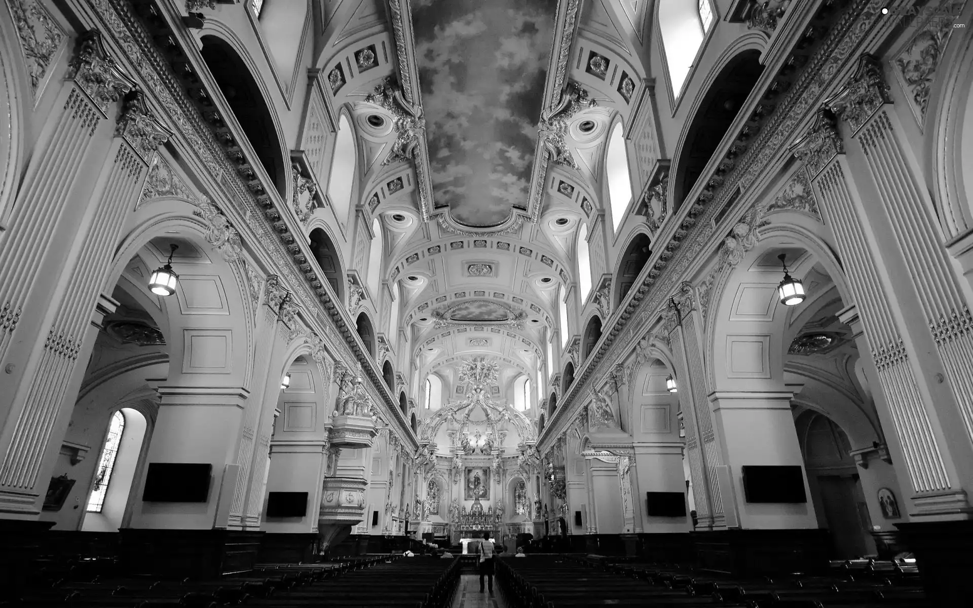 ornamentation, temple, interior