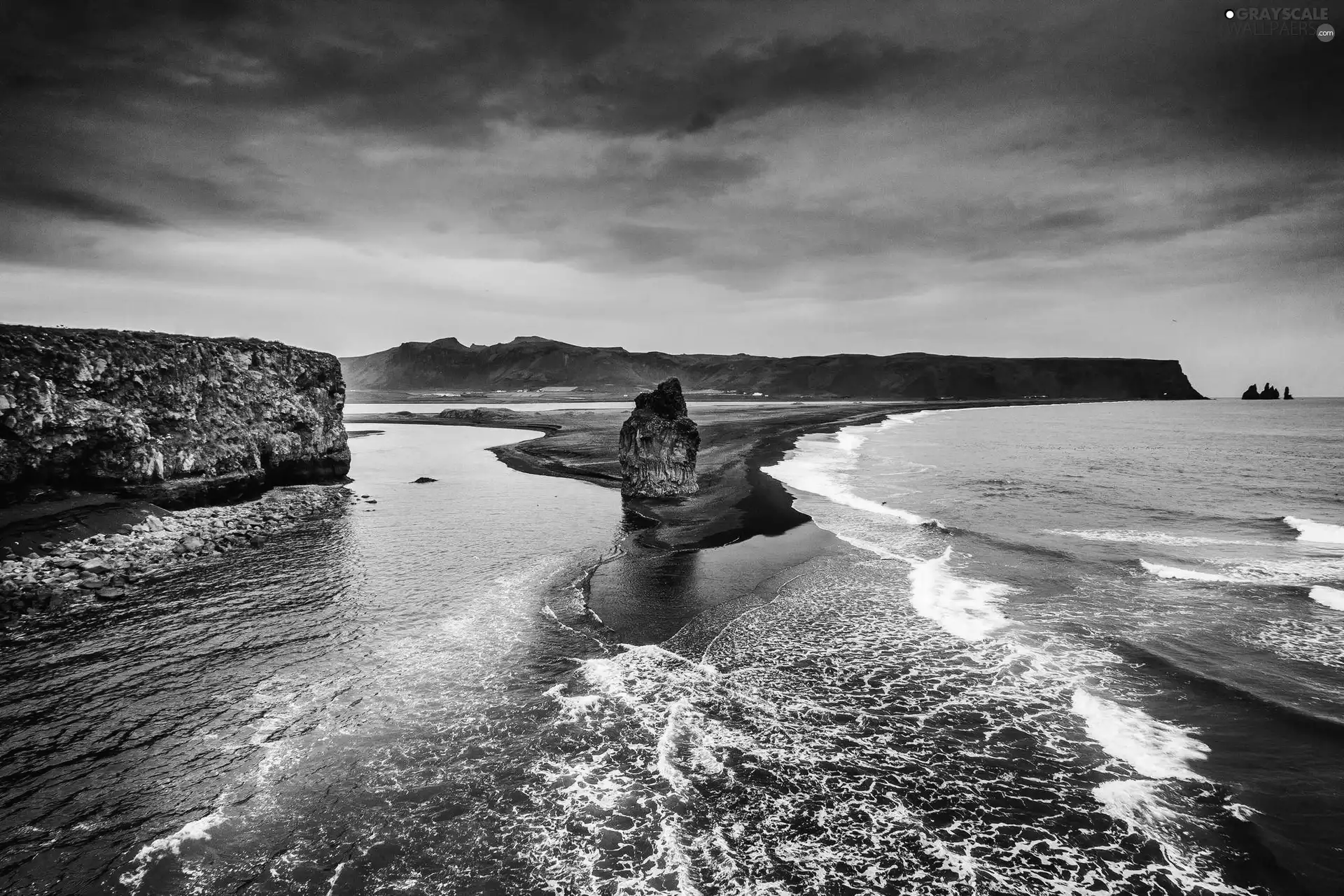 Sky, sea, rocks