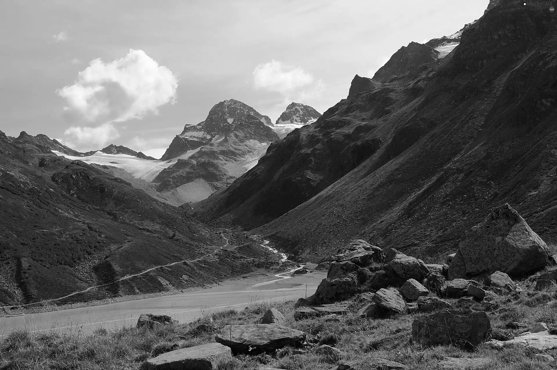 Piz Buin, Mountains, Stones, Austria