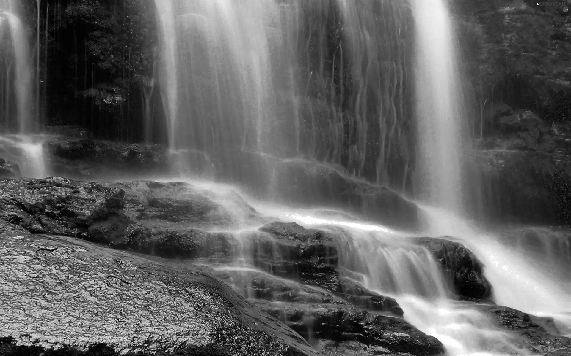 waterfall, Stones